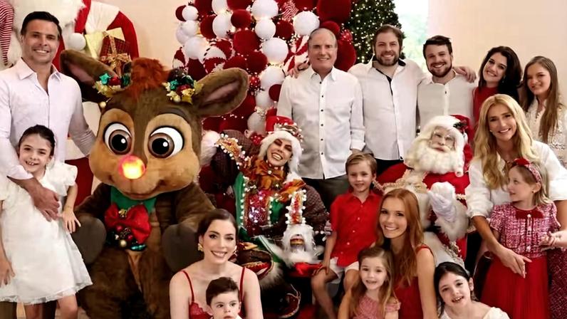 Família Justus antecipa o Natal com festa luxuosa em casa — Foto: Reprodução/ Instagram