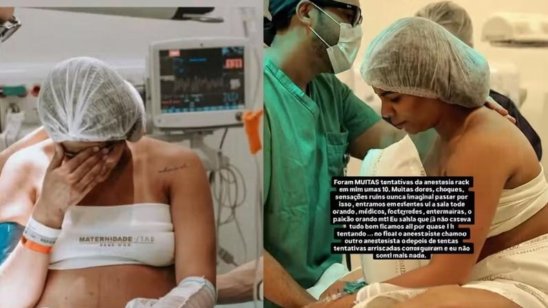 Key Alves relata complicações durante parto da primeira filha — Foto: Reprodução/ Instagram