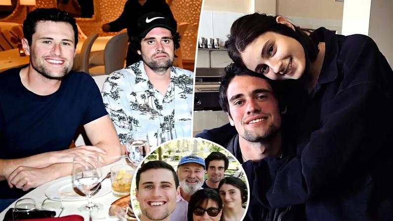 Rob Reiner’s son Nick (back), pictured had a “hostile” relationship with his siblings (far left and right), according to a new report.