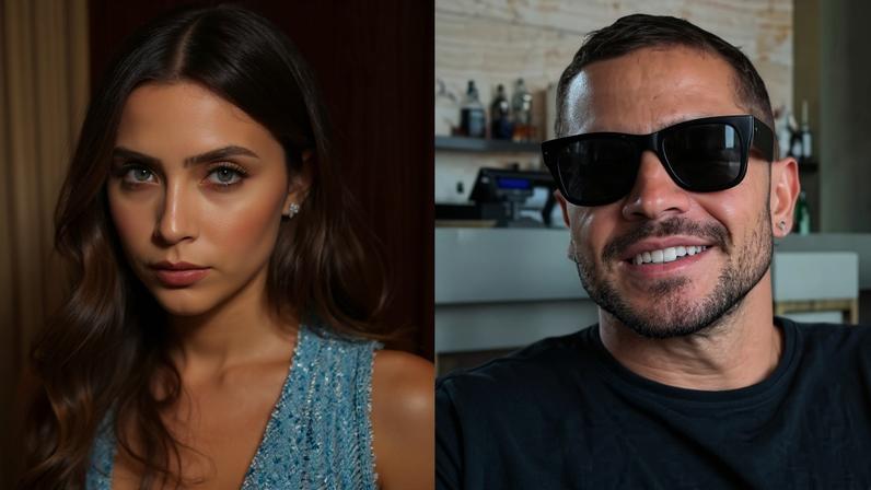 Jade Picon e André Lamoglia surgem 'coladinhos' em reunião com amigos — Foto: Reprodução/X