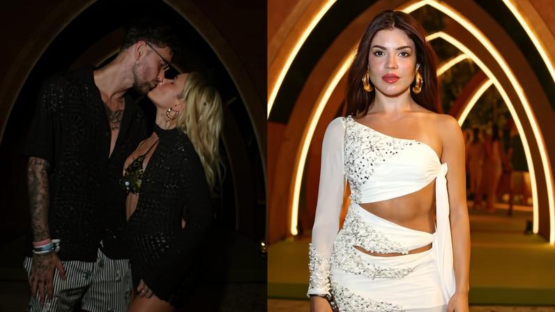 Karoline Lima e Léo Pereira curtem festa com famosos em Fernando de Noronha — Foto: Dilson Silva/ AgNews