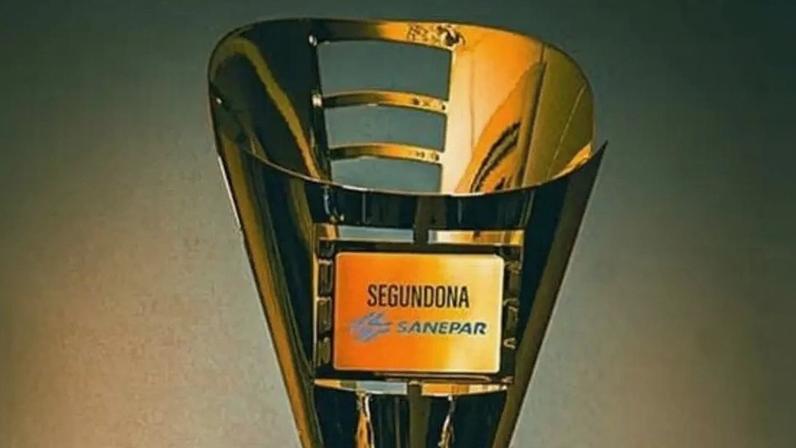 Troféu da Segunda Divisão do Paranaense 2025. Foto: Raphael Brauhardt/FPF