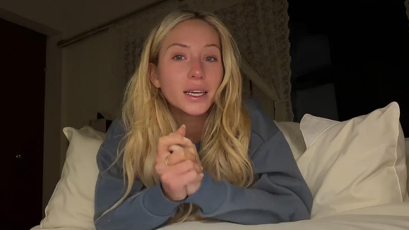 A tearful Alix Earle spoke out for the first time about her “difficult” split from Braxton Berrios. Alix Earle/TikTok