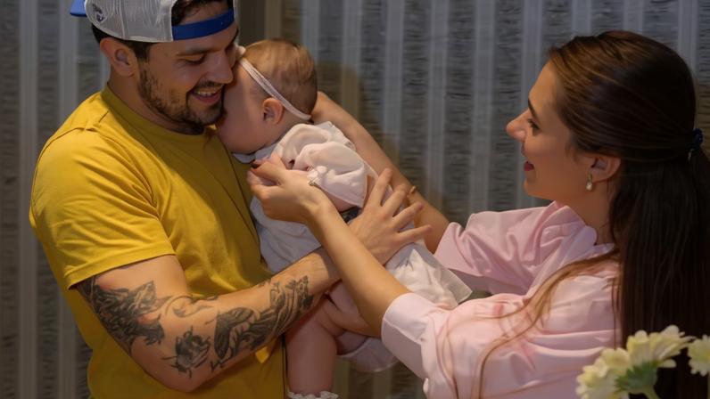 Jade Magalhães celebra primeiro aniversário da filha com Luan Santana — Foto: Reprodução/Instagram