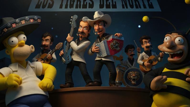 Los Tigres Del Norte in 'Simpsons' episode, 'The Fall Guy-Yi-Yi'