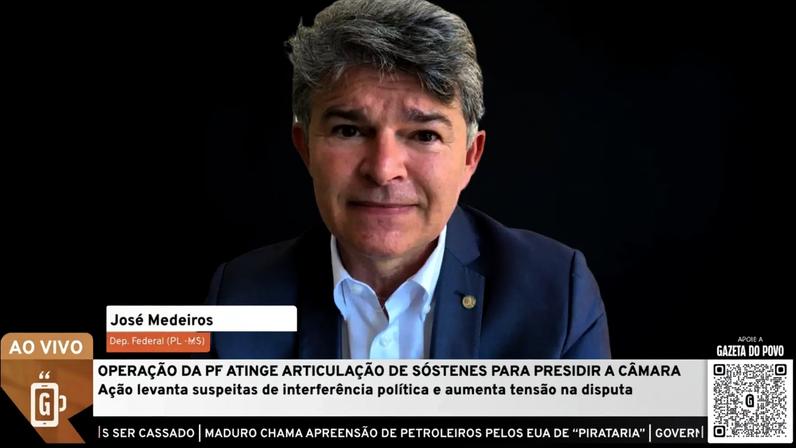 Deputado Federal José Medeiros (PL-MT), em entrevista ao Café com a Gazeta do Povo. (Foto: Reprodução/ Youtube/ Gazeta do Povo)