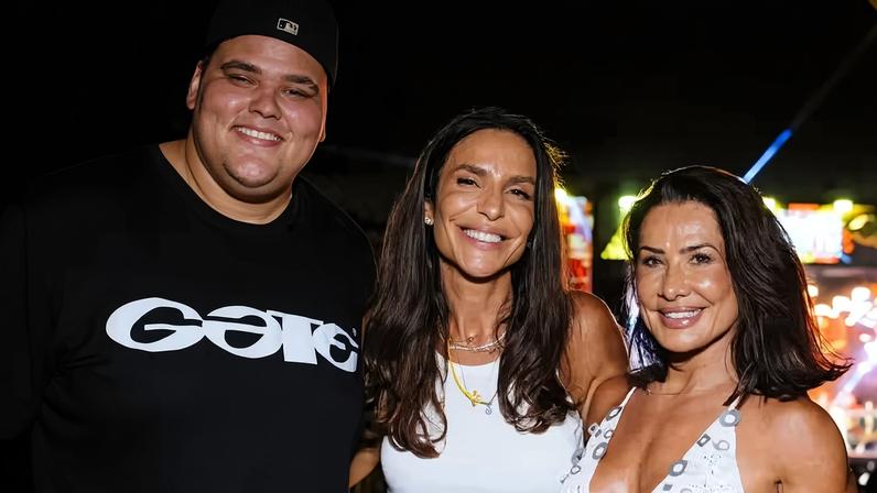 Ivete Sangalo, Scheila Carvalho e Duzão — Foto: Lucas Leawry e Matheus Andrade