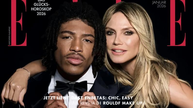 Heidi Klum and son Henry Samuel posed for their first joint magazine cover for Elle Germany's January 2026 issue. Elle Germany