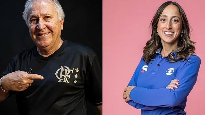 Zico e Renata Mendonça