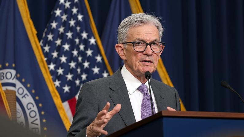 Presidente do Fed, o banco central dos EUA, Jerome Powell - Foto: Roberto Schmidt / AFP