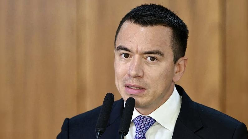 O presidente do Equador, Daniel Noboa. Foto: Evaristo SA / AFP