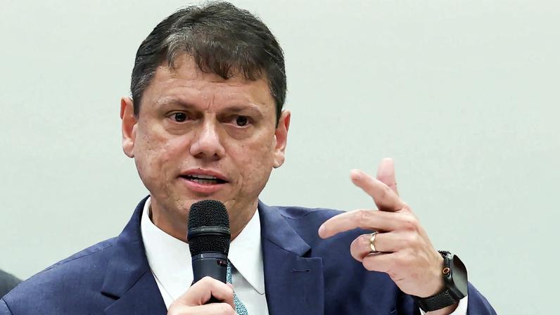 O governador de São Paulo, Tarcísio de Freitas. (Foto: Fotográfo/Agência Brasil)
