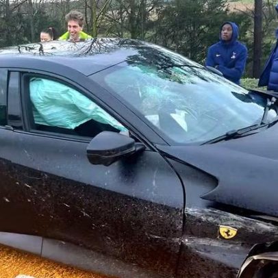 Jogadores do Tottenham saem ilesos em acidente de carro na véspera da Champions