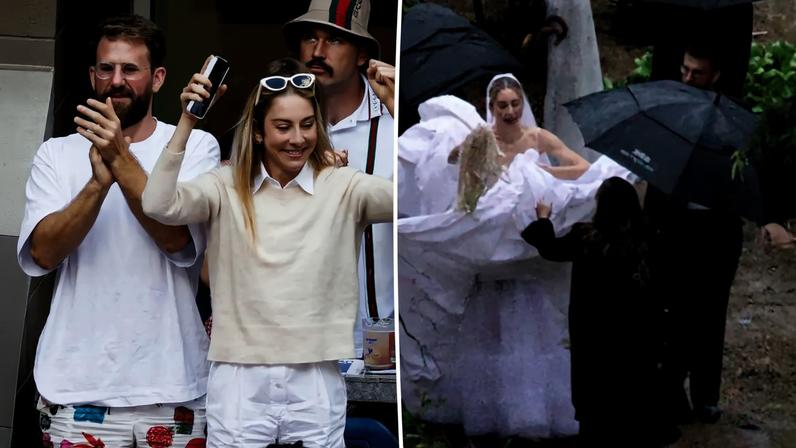 Haim and Levin tied the knot on New Year's Eve.