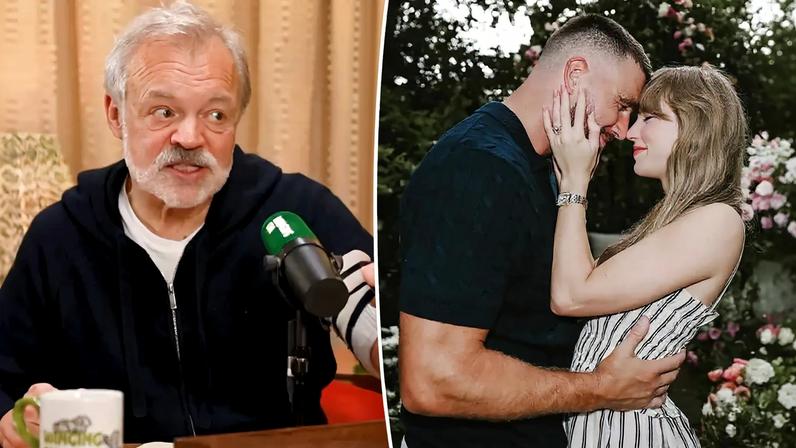 Graham Norton confirmed his invite to Taylor Swift and Travis Kelce’s wedding, but won’t share any further details.