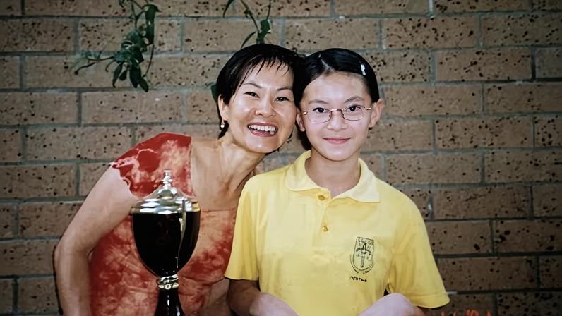 Michelle Law with her mother Jenny Phang in 2001. Law says her mother was horrified that she would buy into the allure of being ‘trendy’