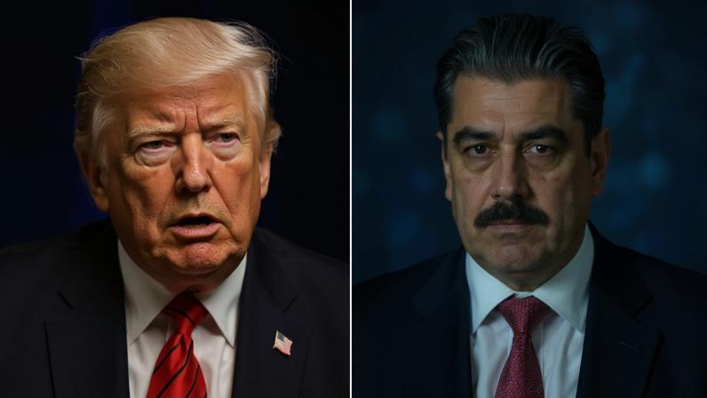 Governo Trump escala a crise com a Venezuela. Fotos: Federico PARRA / AFP e ANDREW CABALLERO-REYNOLDS / AFP