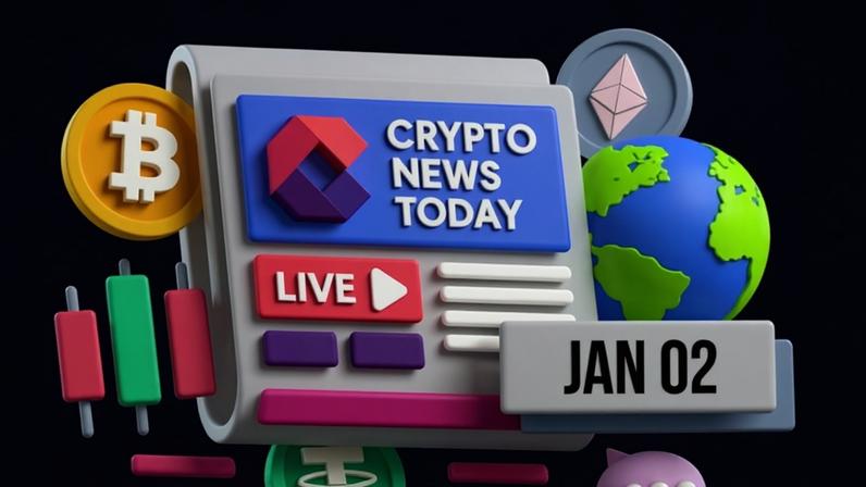 [LIVE] Crypto News Today: Latest Updates for Jan. 02, 2026