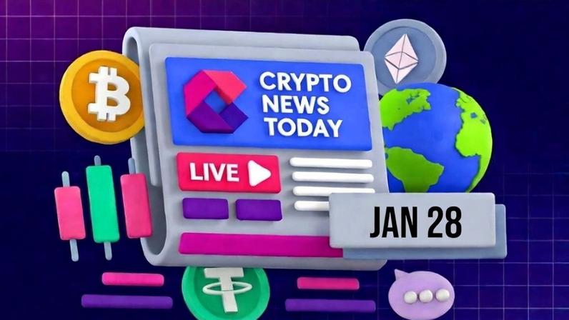 [LIVE] Crypto News Today: Latest Updates for Jan. 28, 2026