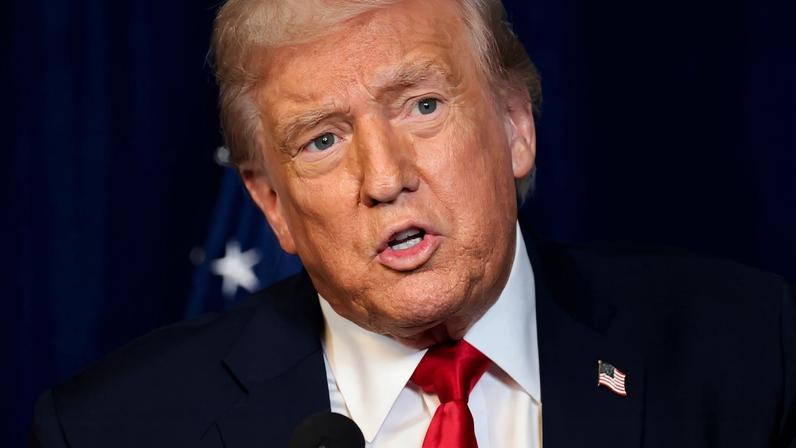 U.S. President Donald Trump speaks during a press conference with Israeli Prime Minister Benjamin Netanyahu (not pictured) after meeting at Trump’s Mar-a-Lago club in Palm Beach, Florida, U.S., December 29, 2025. REUTERS/Jonathan Ernst