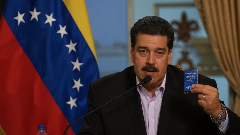 Presidente venezuelano Nicolás Maduro em Caracas 28/1/2019 Divulgação via REUTERS
