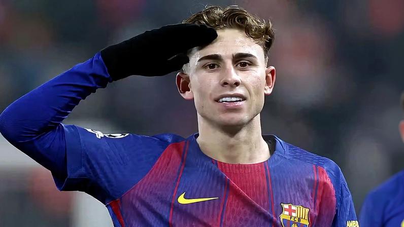 Fermín López assinou renovação de contrato com o Barcelona até 2031 — Foto: Reuters