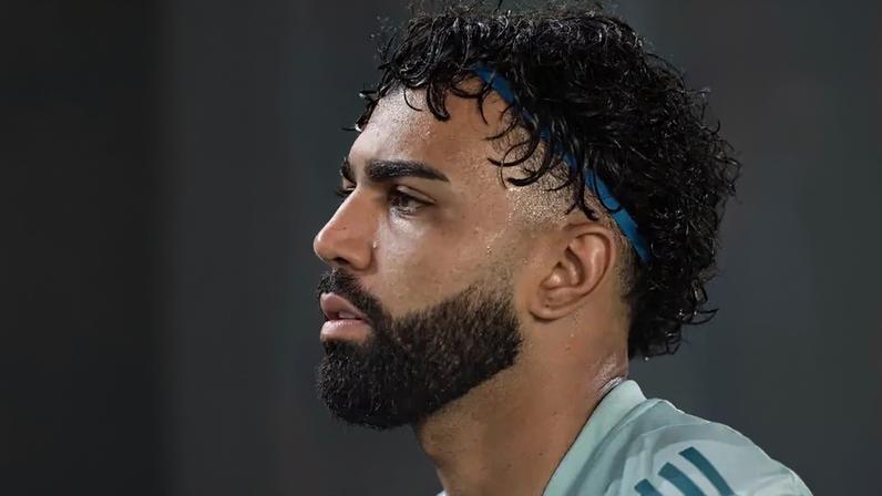 Gabigol jogador do Cruzeiro durante partida contra o Flamengo (Foto: Thiago Ribeiro/Agif/Gazeta Press)