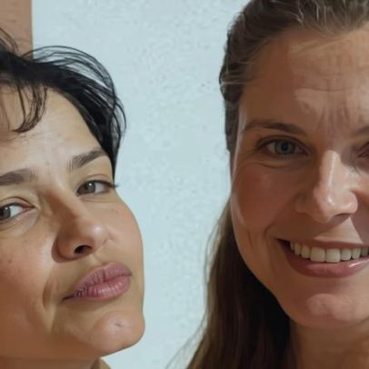 Samara Felippo e Carolinie Figueiredo se reencontram após quase dois anos