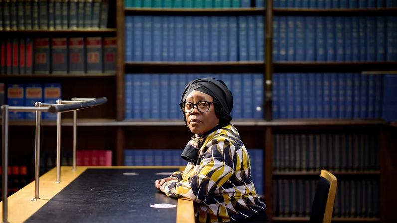 Sonia Boyce in the Donaldson Reading Room at UCL's Main Library 2026 © David Levene