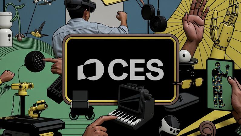CES collage illustration