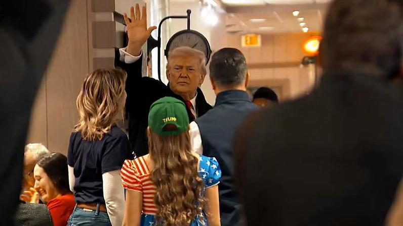 President Donald Trump touted the economy at a event in Iowa amid fallout over the deadly Minneapolis shooting.