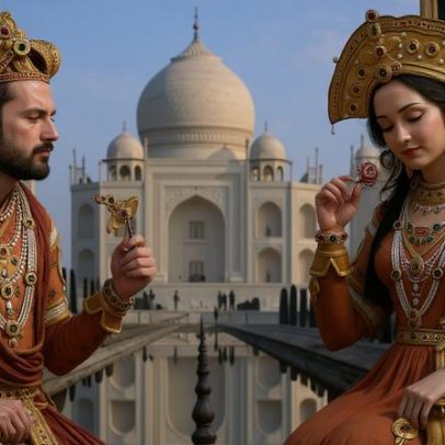 História real do amor entre Shah Jahan e Ilyiu Mahal, cantada por Jorge Ben Jor