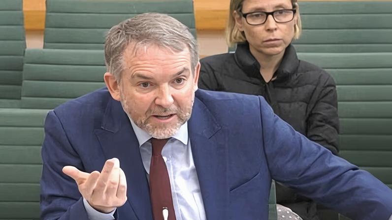 Rhodri Talfan Davies speaking at the Digital, Culture, Media and Sport Committee in the House of Commons.