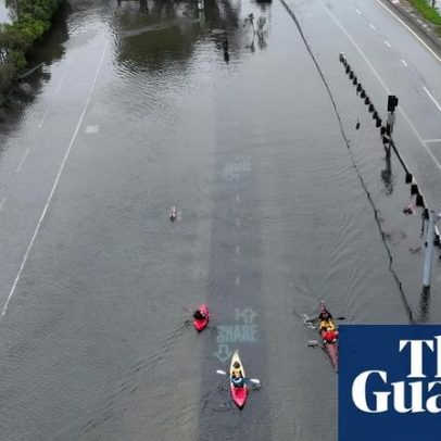 Marés altas e fortes chuvas causam alagamentos na Baía de São Francisco