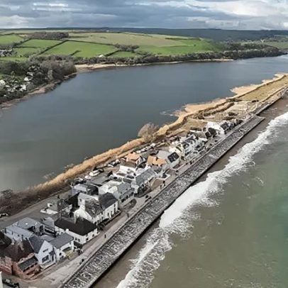 Tempestades de inverno remodelam rapidamente a linha costeira