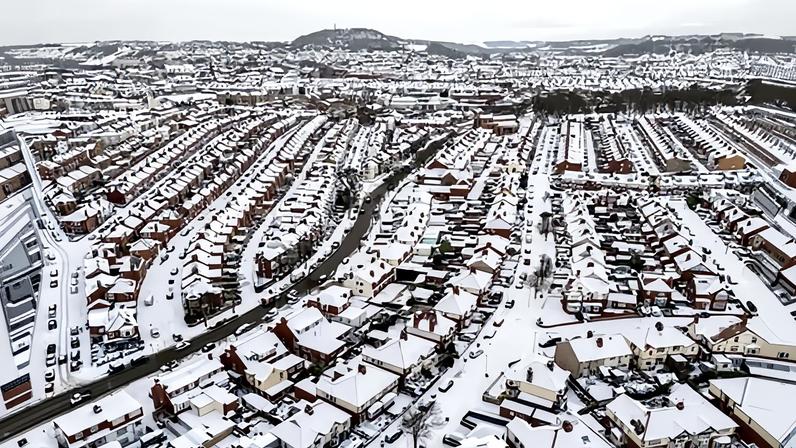 Wintry conditions in Scarborough earlier this month. The chance of snow or rain will be easier to calculate thanks to new extended Met Office forecasts.