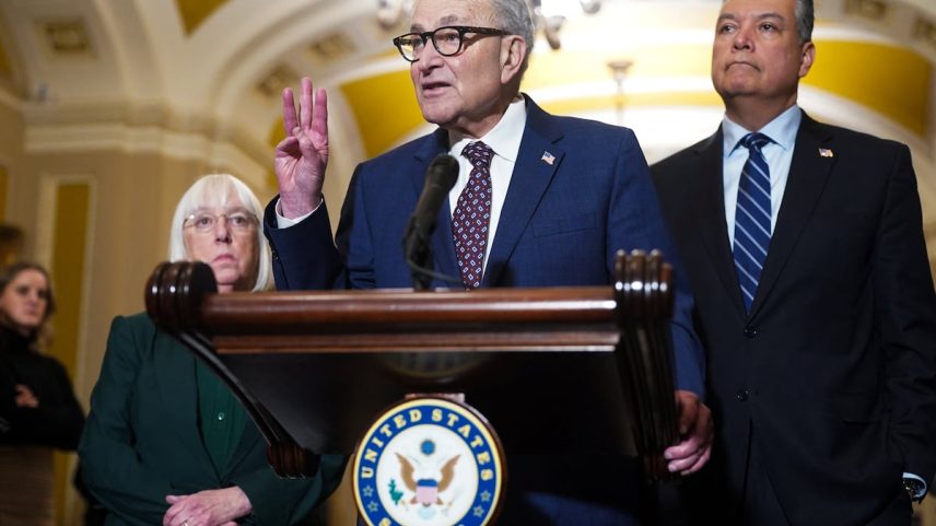 Chuck Schumer, el líder de la minoría demócrata en el Congreso.