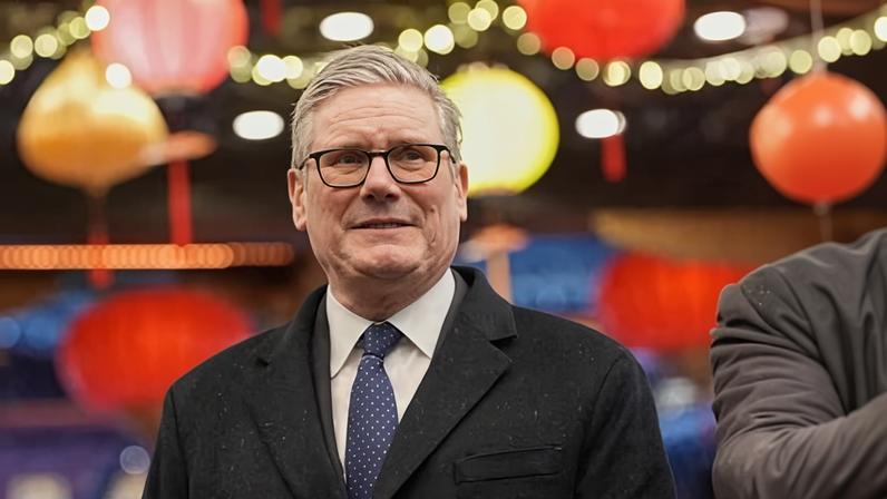 Keir Starmer in Shanghai.