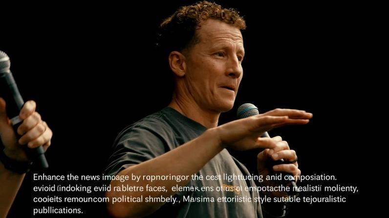 Andy Byrd no The Send Brasil 2026. (Foto: Reprodução/YouTube/Dunamis Movement)