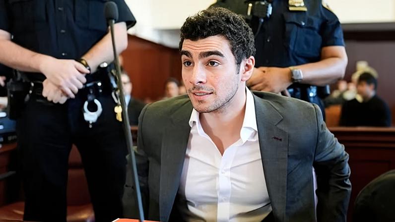 Luigi Mangione appears in court in New York on 16 December 2025.