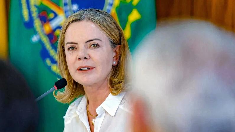 A ministra de Relações Institucionais, Gleisi Hoffmann. Foto: SRI/Divulgação