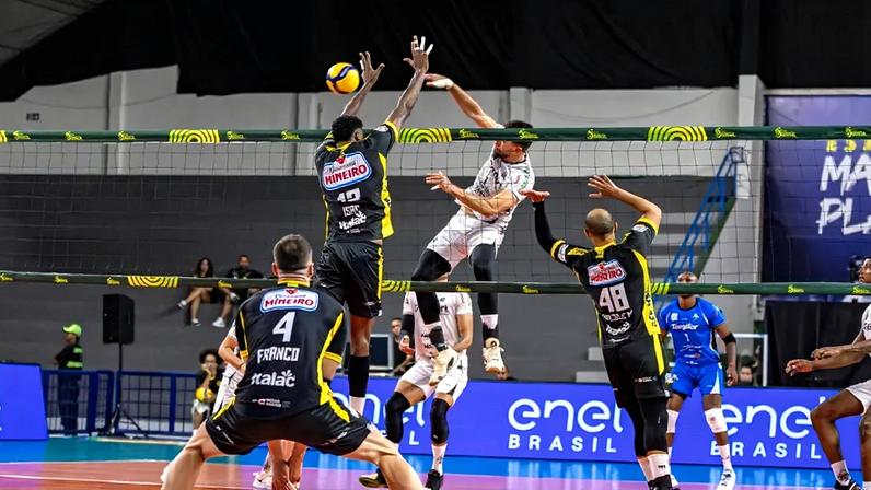 Praia Clube x Suzano nas quartas da Copa Brasil de vôlei 2026 (Foto: Praia Clube)