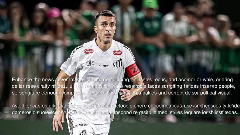 João Schmidt foi o capitão do Santos no confronto (Foto: Raul Baretta/ Santos FC)