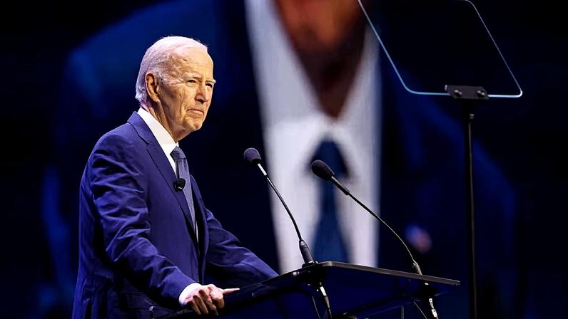Joe Biden at an event in San Diego in July last year.