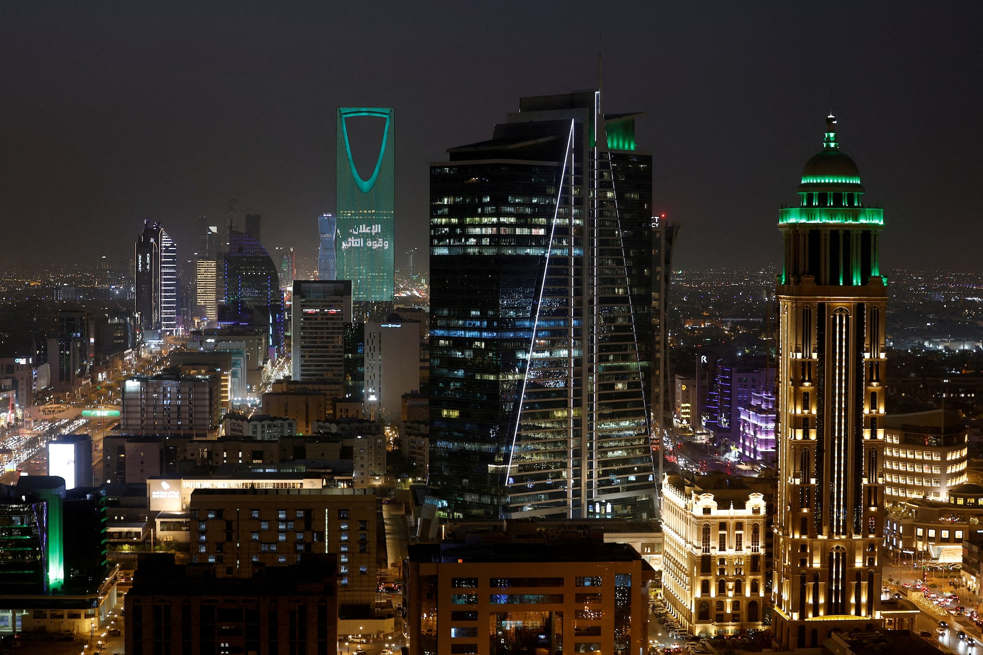 General view of Riyadh city during the early hour of evening at Riyadh, Saudi Arabia, May 28, 2025. REUTERS/Hamad I Mohammed/File Photo
