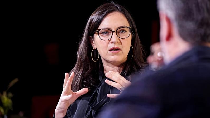Bari Weiss on 18 January 2025 in Washington DC.