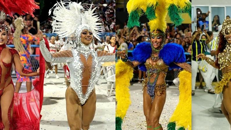Carnaval 2026: Sabrina Sato, Viviane Araújo e Virgínia em ensaio técnico no Rio