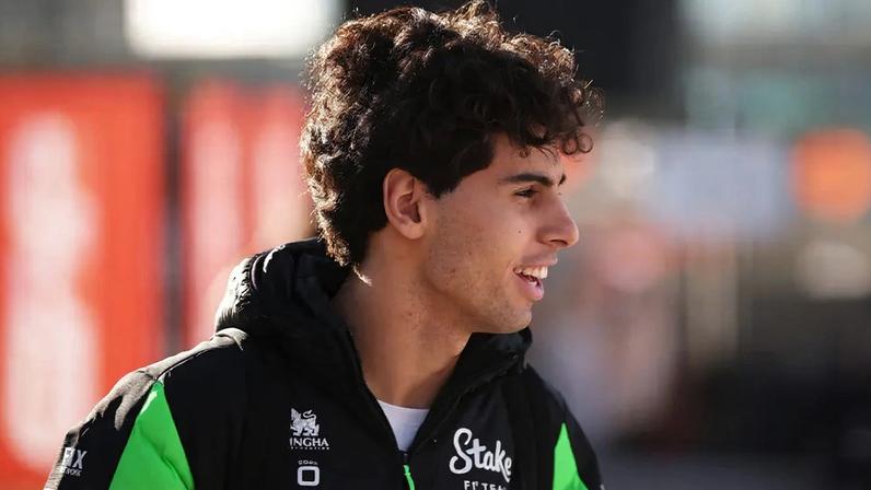 Gabriel Bortoleto no GP de Las Vegas de F1 (Foto: Chris Graythen/Getty Images/AFP)