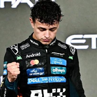 Lando Norris celebra novo número na F1 2026