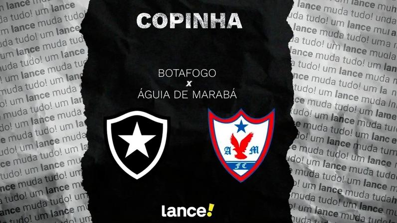 Botafogo e Águia de Marabá se enfrentam na estreia pela Copinha (Arte: Lance!)
